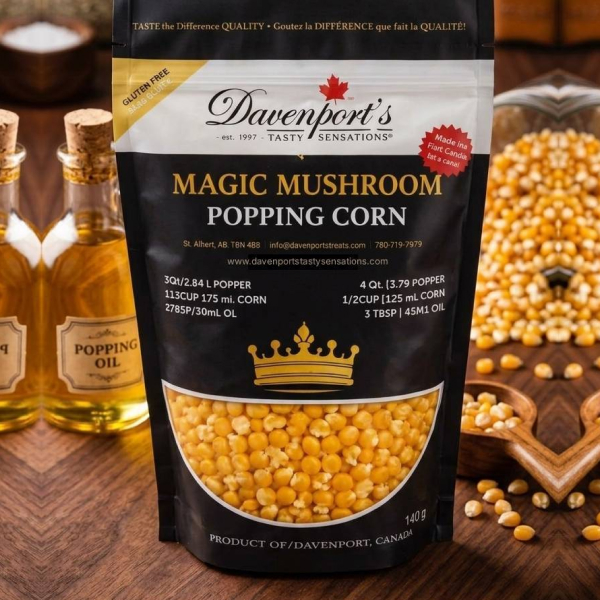 MAGIC MUSHROOM POPPING CORN 450G